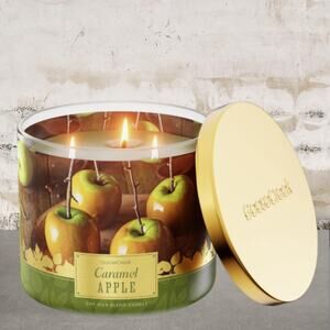 Goose Creek Caramel Apple 3-Wick Candle NEW